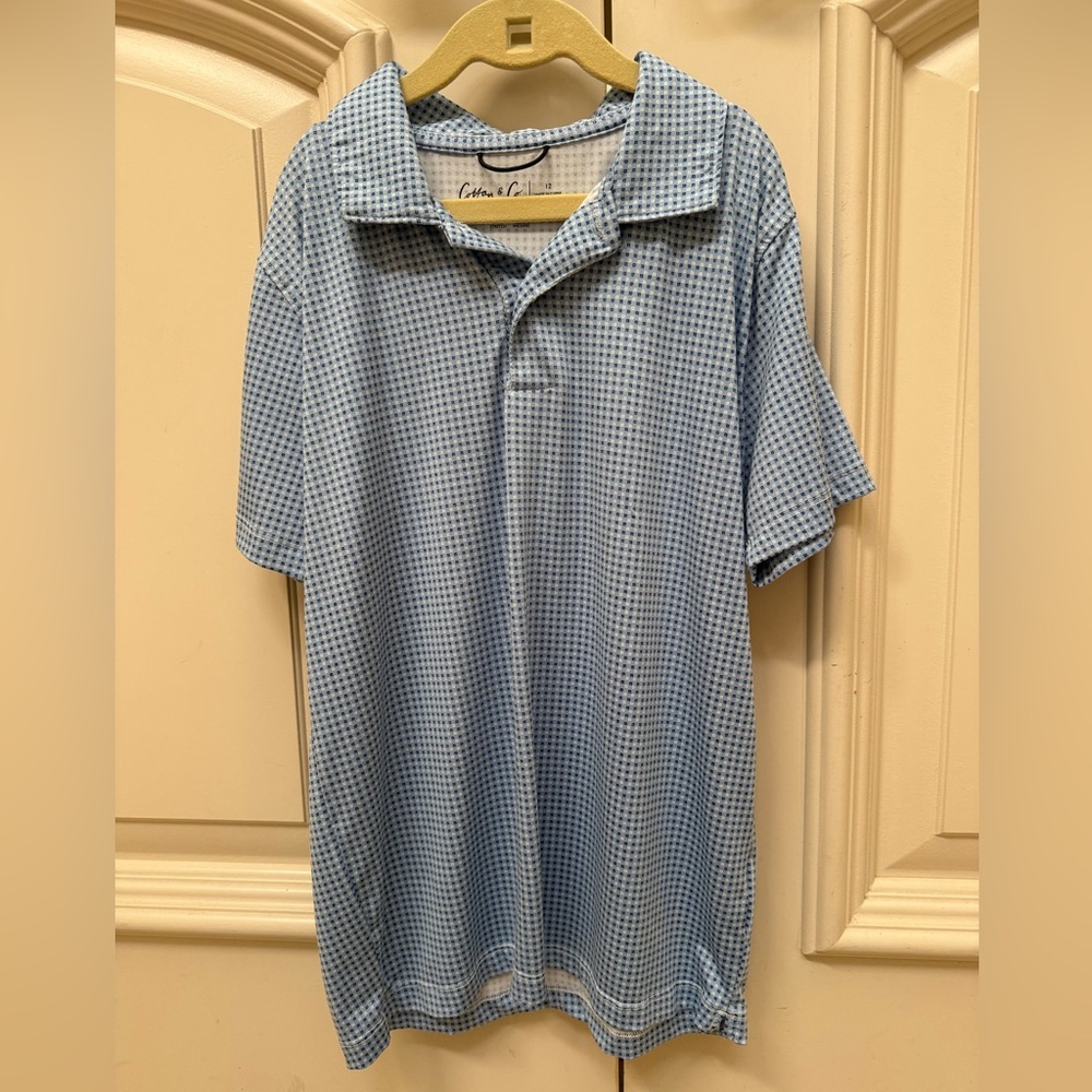 Kids patterned polo